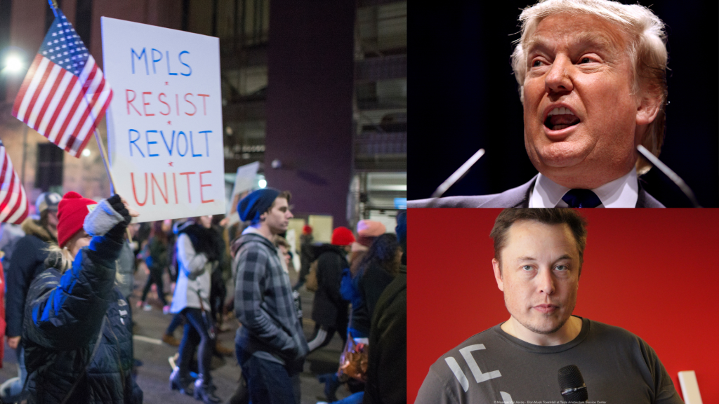 Millioner på gaden mod Trump og Musk: “Nu er det nok!