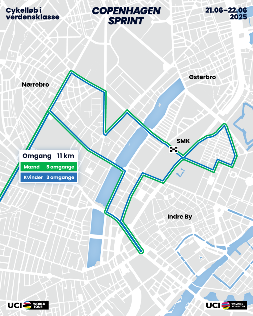 CPHSprint Rundstraekning Kbh