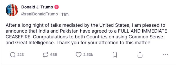 Screenshot: TruthSocial