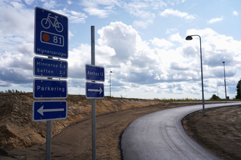 Ny cykelrute gør turen mellem Søften og Aarhus kortere og mere sikker