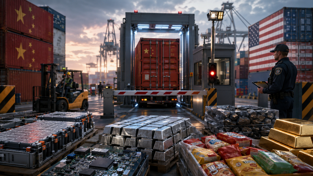Batterier, snacks og guld: USA’s nye Kina-forbud rammer bredt