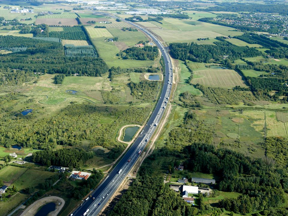 E45 ved Horsens får seks spor og 130 km/t – åbner senest 30. september