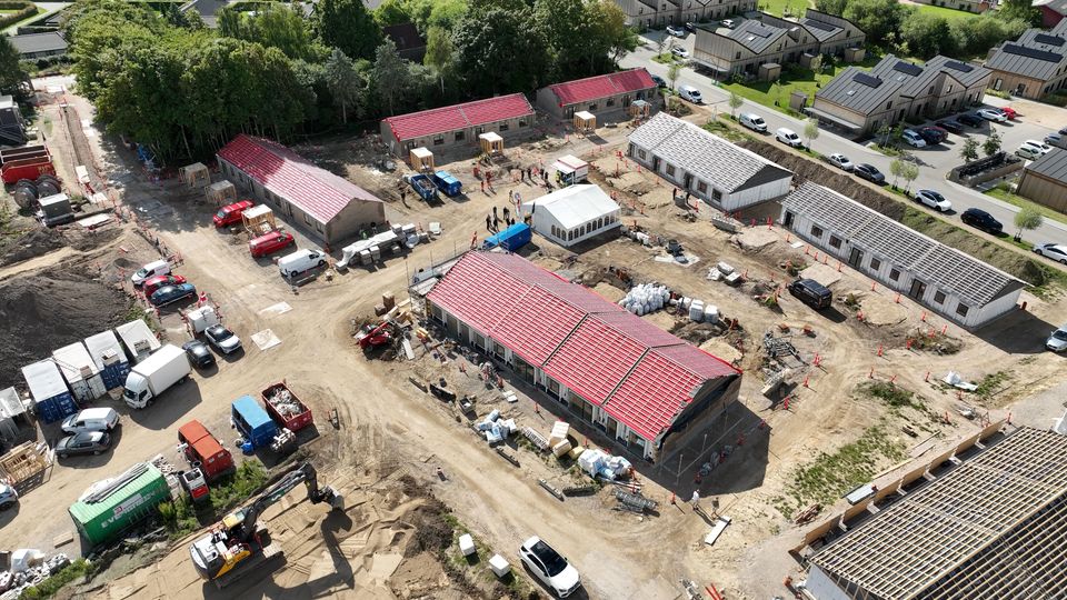 Velkomn har udlejet alle 63 rækkehuse ni måneder før byggeriet er færdigt