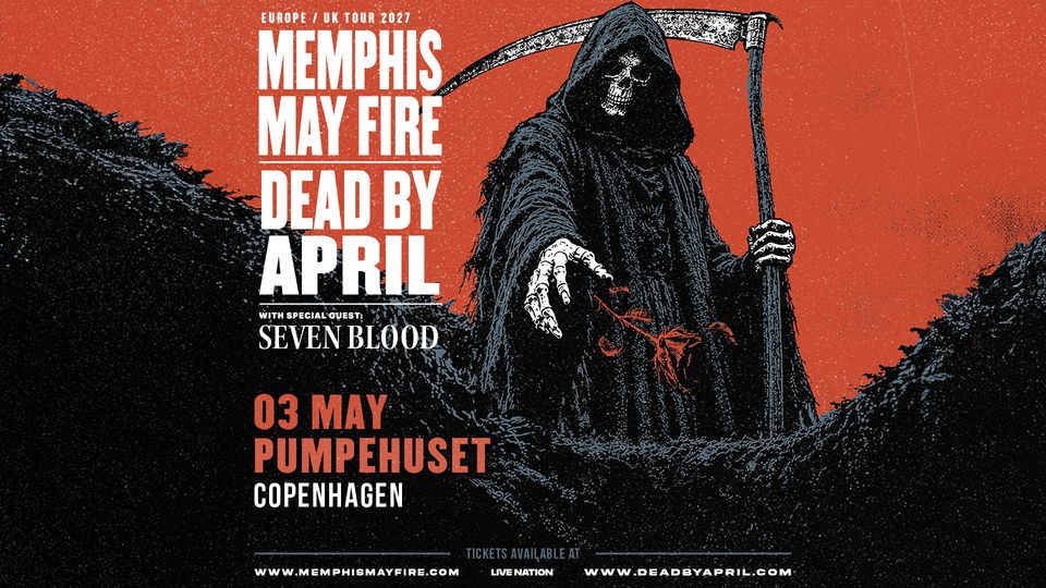 Memphis May Fire og Dead By April går sammen om København-koncert – billetsalget åbner fredag