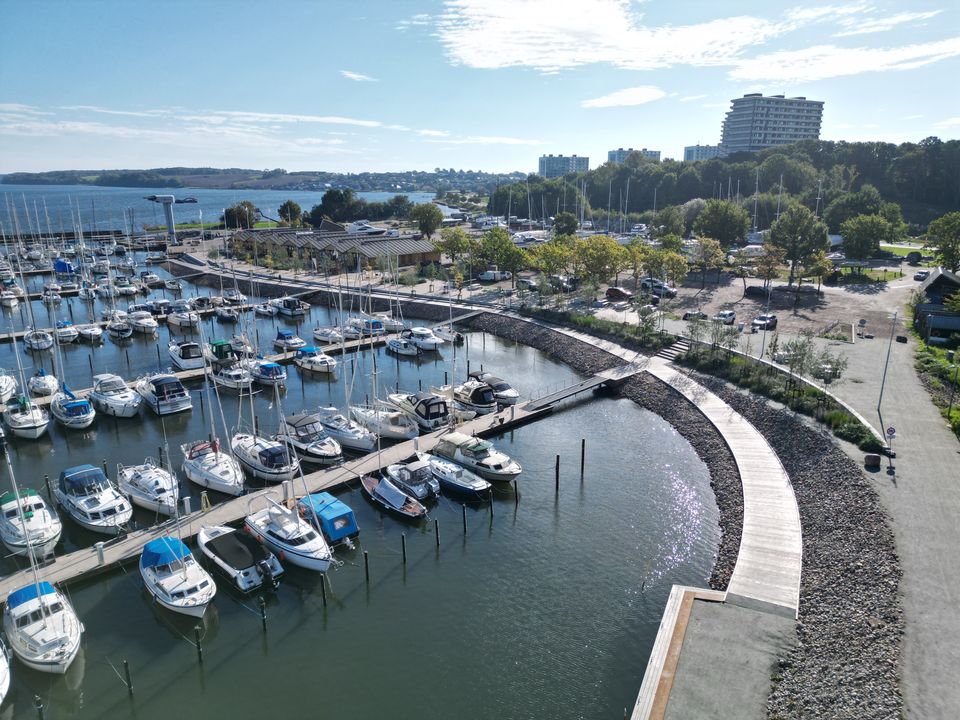 Kolding åbner første etape af Marina City – større udbygning med boliger og erhverv venter på godkendelser