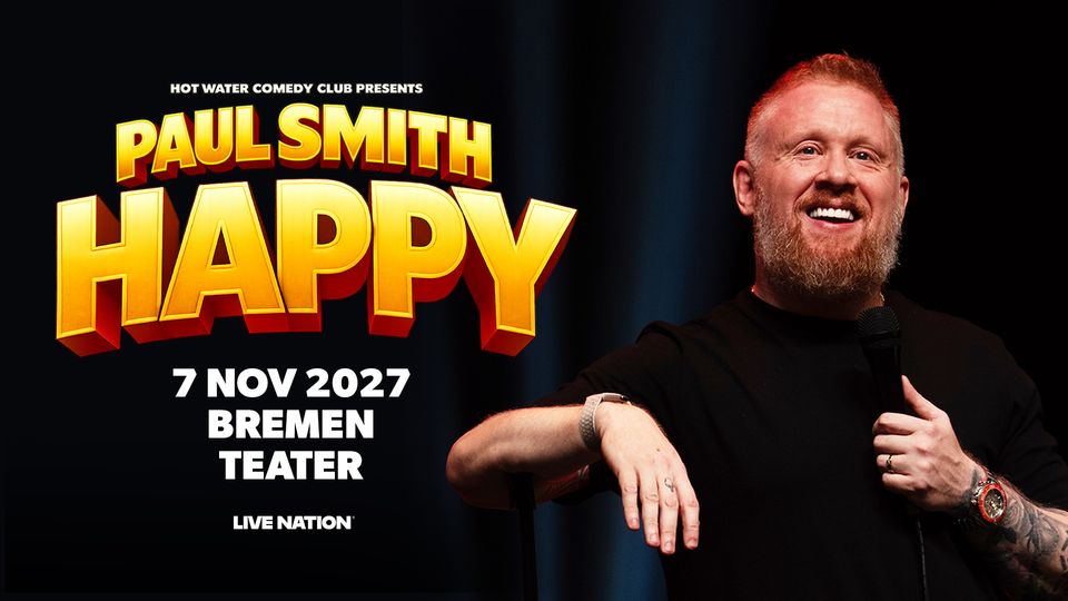 Paul Smith tager “HAPPY” til Bremen Teater – billetsalget åbner fredag