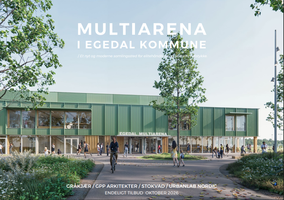 Gråkjær vinder multiarena i Egedal: Projektet koster 110 mio. kr.